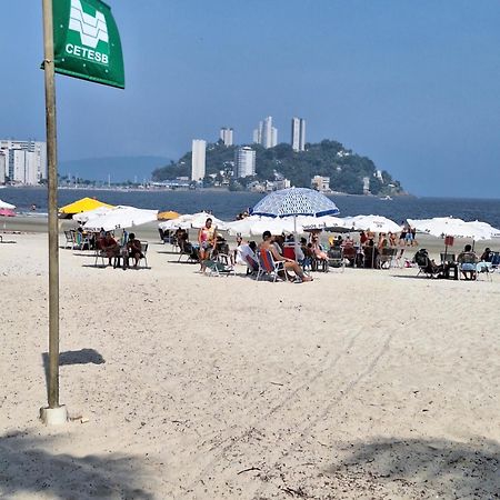 Apartamento Pé na areia Gonzaguinha São Vicente Exterior foto