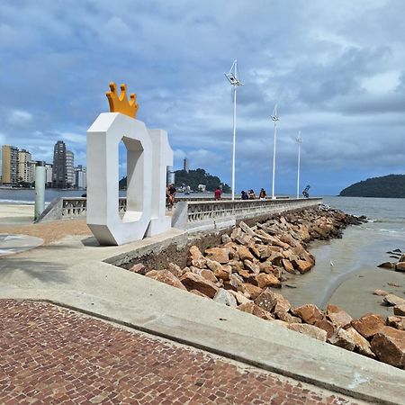 Apartamento Pé na areia Gonzaguinha São Vicente Exterior foto